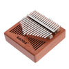 17 Keys Kalimba Mahogany Thumb Piano Mbira Keyboard Instrument Burlywood