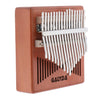 17 Keys Kalimba Mahogany Thumb Piano Mbira Keyboard Instrument Burlywood