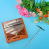 17 Keys Kalimba Mahogany Thumb Piano Mbira Keyboard Instrument Burlywood