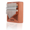 17 Keys Kalimba Mahogany Thumb Piano Mbira Keyboard Instrument Burlywood