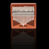 17 Keys Kalimba Mahogany Thumb Piano Mbira Keyboard Instrument Burlywood