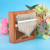 17 Keys Kalimba Mahogany Thumb Piano Mbira Keyboard Instrument Burlywood