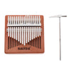 17 Keys Kalimba Mahogany Thumb Piano Mbira Keyboard Instrument Burlywood