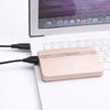 BUKING Portable 2.5'' SATA USB 3.0 External SSD Hard Drive Case 320GB Golden