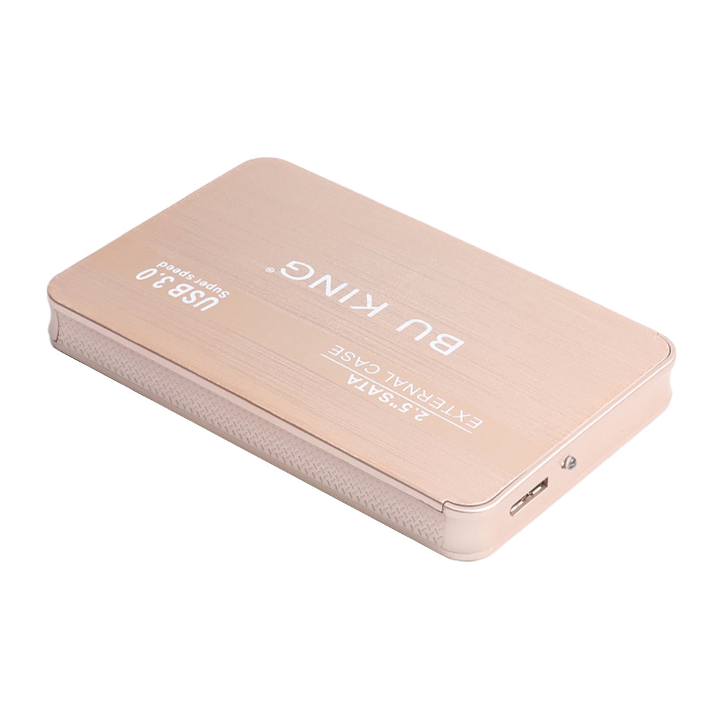 BUKING Portable 2.5'' SATA USB 3.0 External SSD Hard Drive Case 320GB Golden