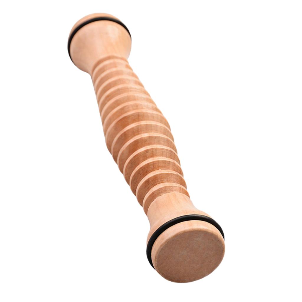 Wooden Foot Roller Massager for Plantar Fasciitis Stress Relief Relaxation