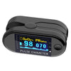 Fingertip Pulse Oximeter Blood Oxygen Sensor SpO2 Monitor Heart Rate Black