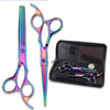 6pcs/set Hairdressing Barber Scissors Hair Cutting Salon Shears Set