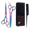 6pcs/set Hairdressing Barber Scissors Hair Cutting Salon Shears Set