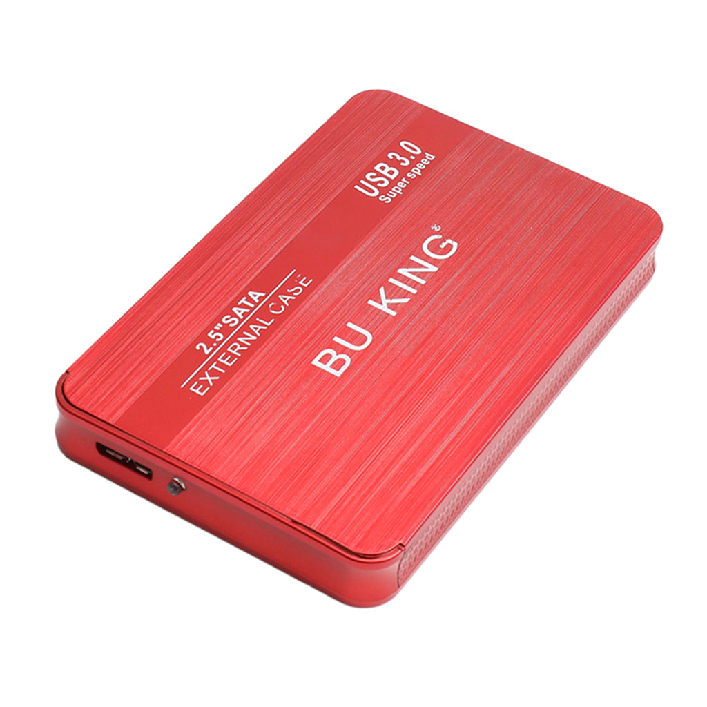 2.5'' 250G External Hard Disk Drive USB 3.0 Data Transfer HDD Box Case Red