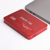 2.5'' 250G External Hard Disk Drive USB 3.0 Data Transfer HDD Box Case Red