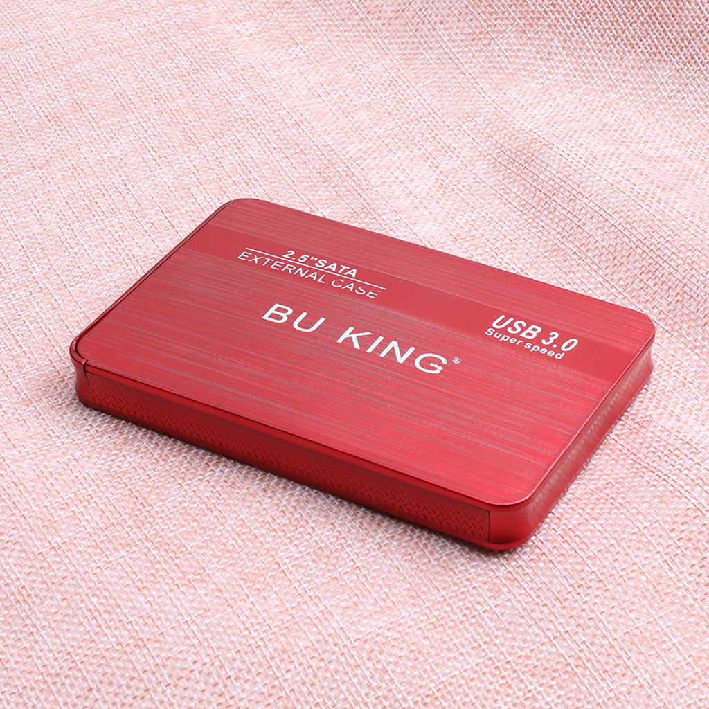 2.5'' 250G External Hard Disk Drive USB 3.0 Data Transfer HDD Box Case Red