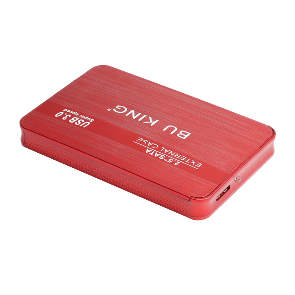 2.5'' 250G External Hard Disk Drive USB 3.0 Data Transfer HDD Box Case Red