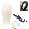 Canvas Wigs Mannequin Head for Making/Drying/Styling Wigs 21inch