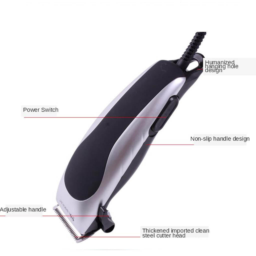 Electric Hair Clippers Kit for Men with 4 Length Setting Black