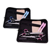 Hairdressing Scissors Thinning Hair Cutting Shears Comb Clamp Set +Case Blue