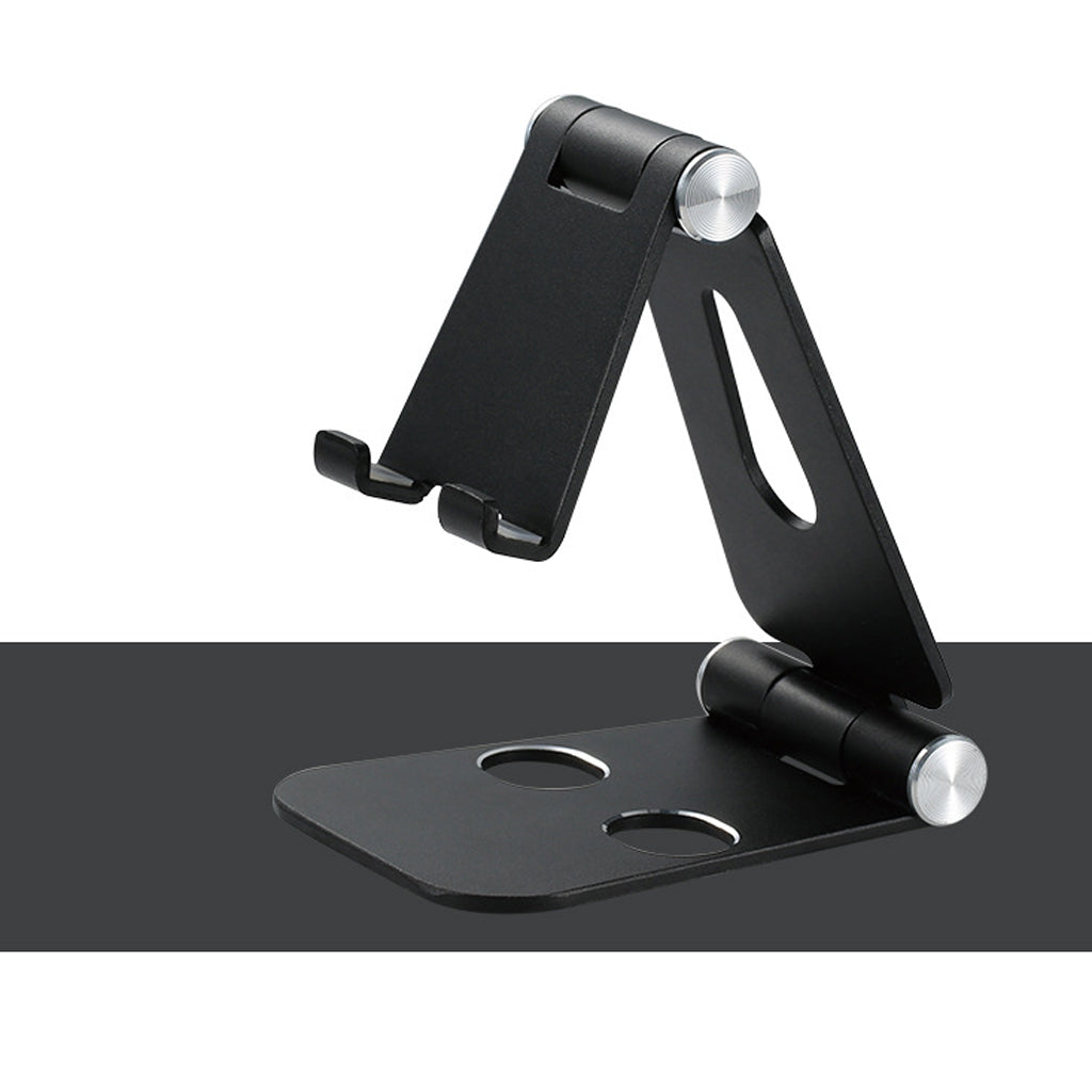 Foldable Multi-Angle Desk Phone Tablet Stand Bracket Holder Support Black