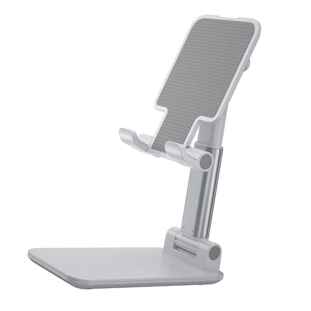 Universal Telescopic Folding Phone Tablet Stand Bracket White