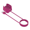 For Versa 2 USB Charging Cable Power Charger Dock Cradle 100cm Purple