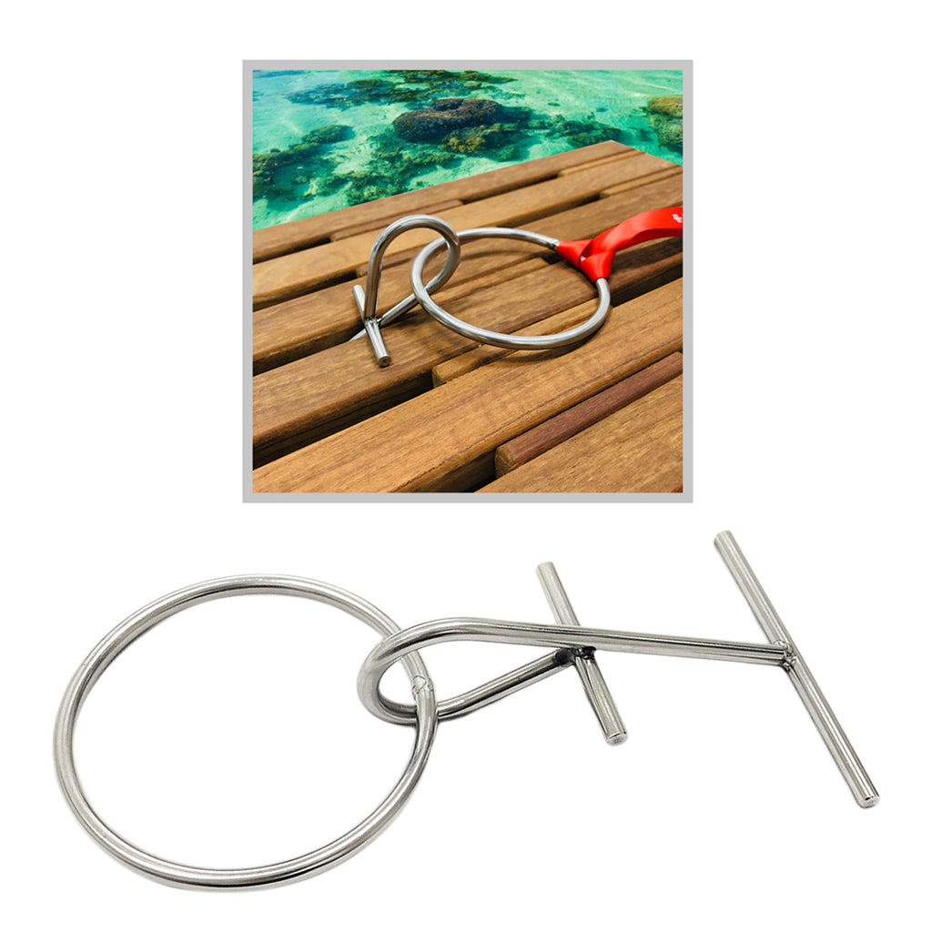 Marine Grade SS304 Sealant Portable Dock Ring Spring Ring Boat Accessory