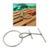 Marine Grade SS304 Sealant Portable Dock Ring Spring Ring Boat Accessory