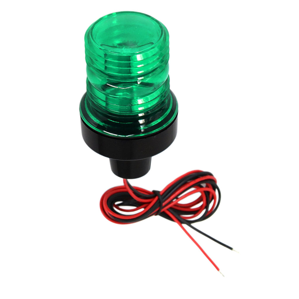 Waterproof Boat Pontoon Marine LED Navigation 12V/24V Green 360 Light Lamp