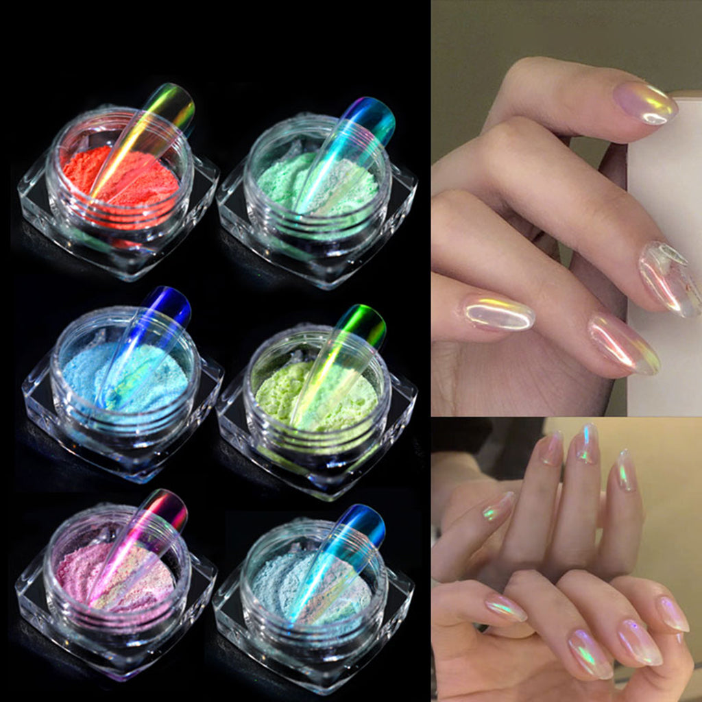 Nail Art Glitter Dust Acrylic UV Gel Tips  Mermaid DIY Nail Art Accessory