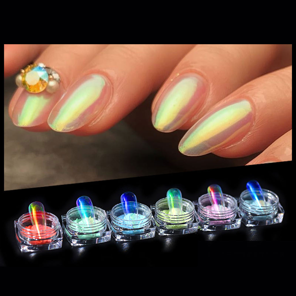 Nail Art Glitter Dust Acrylic UV Gel Tips  Mermaid DIY Nail Art Accessory