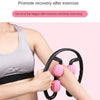 Handheld 360 Degree Full Body Wheel Roller Massager Self Massage Tool Pink