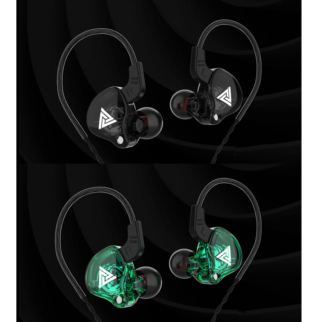 QKZ AK6 In Ear 3.5mm Sport Earphones with Mic  Black