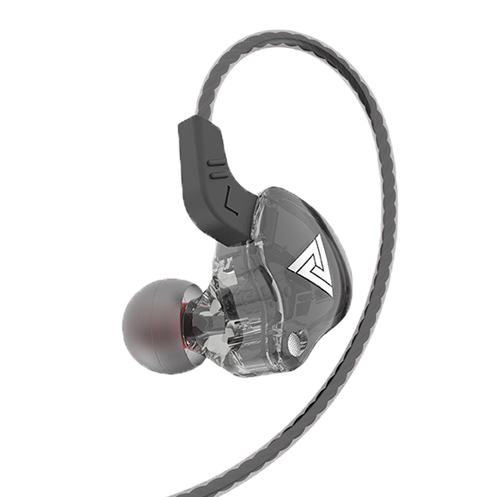 QKZ AK6 In Ear 3.5mm Sport Earphones with Mic  Black