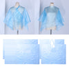 Clear Disposable Haircutting Capes Shop Perm Gown Hair Coloring Apron 100pcs