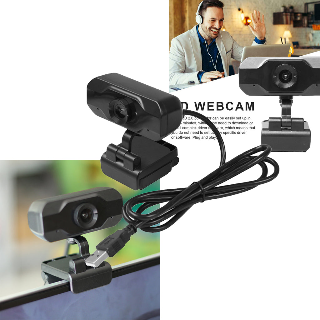 USB2.0 Camera w/ for Computer Laptop Live Broadcast Video Conference Work