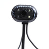 Computer HD Webcam Video USB Camera Microphone Video Live Teaching PC Laptop