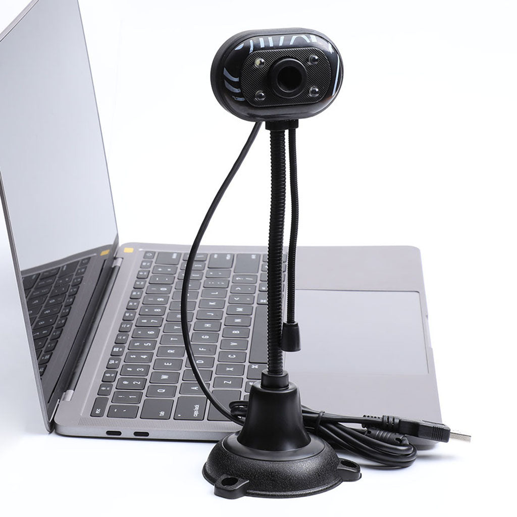 Computer HD Webcam Video USB Camera Microphone Video Live Teaching PC Laptop