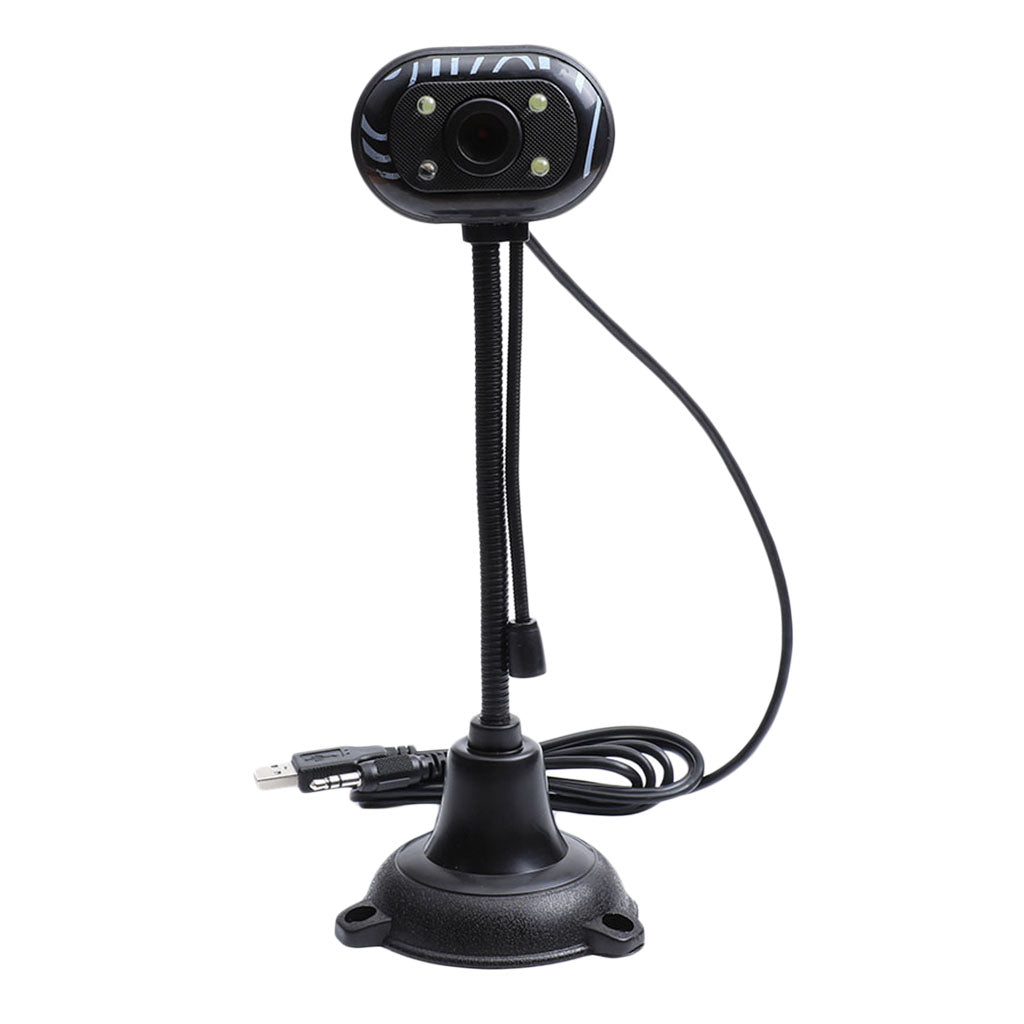 Computer HD Webcam Video USB Camera Microphone Video Live Teaching PC Laptop