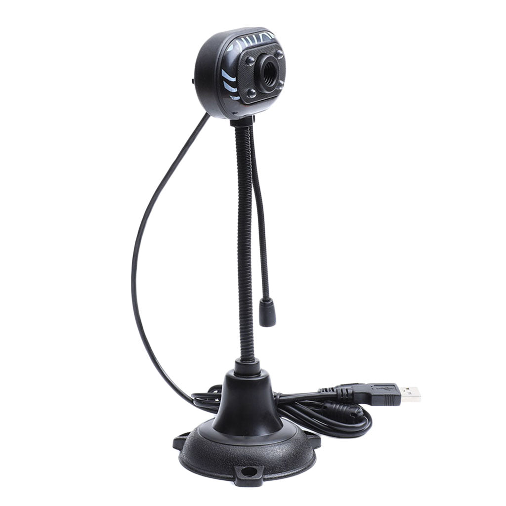 Computer HD Webcam Video USB Camera Microphone Video Live Teaching PC Laptop