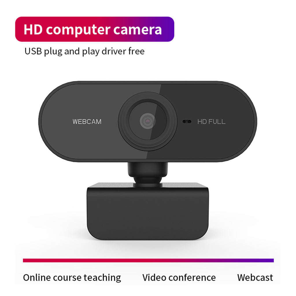 Smart Rotatable HD Webcam PC Desktop Laptop Plug & Play Web Camera Cam