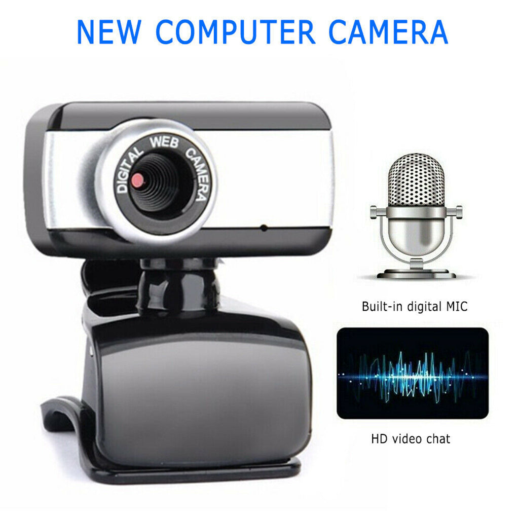 Rotatable Web Camera Cam Digital Webcam Camera with Microphone For PC Laptop