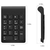 2.4G Numeric Keypad Wireless Keypad Extensions with Mouse for Laptop Desktop Black