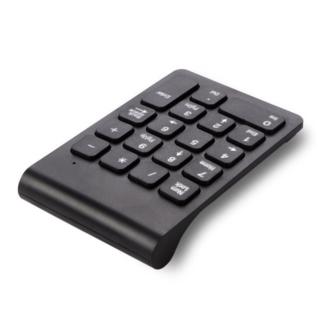 2.4G Numeric Keypad Wireless Keypad Extensions with Mouse for Laptop Desktop Black