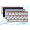 Mini Wireless Keyboard Mouse Set Waterproof 2.4G for Mac PC Laptop Silver