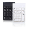 2.4G Numeric Keypad Wireless Keypad Extensions with Mouse for Laptop Desktop White