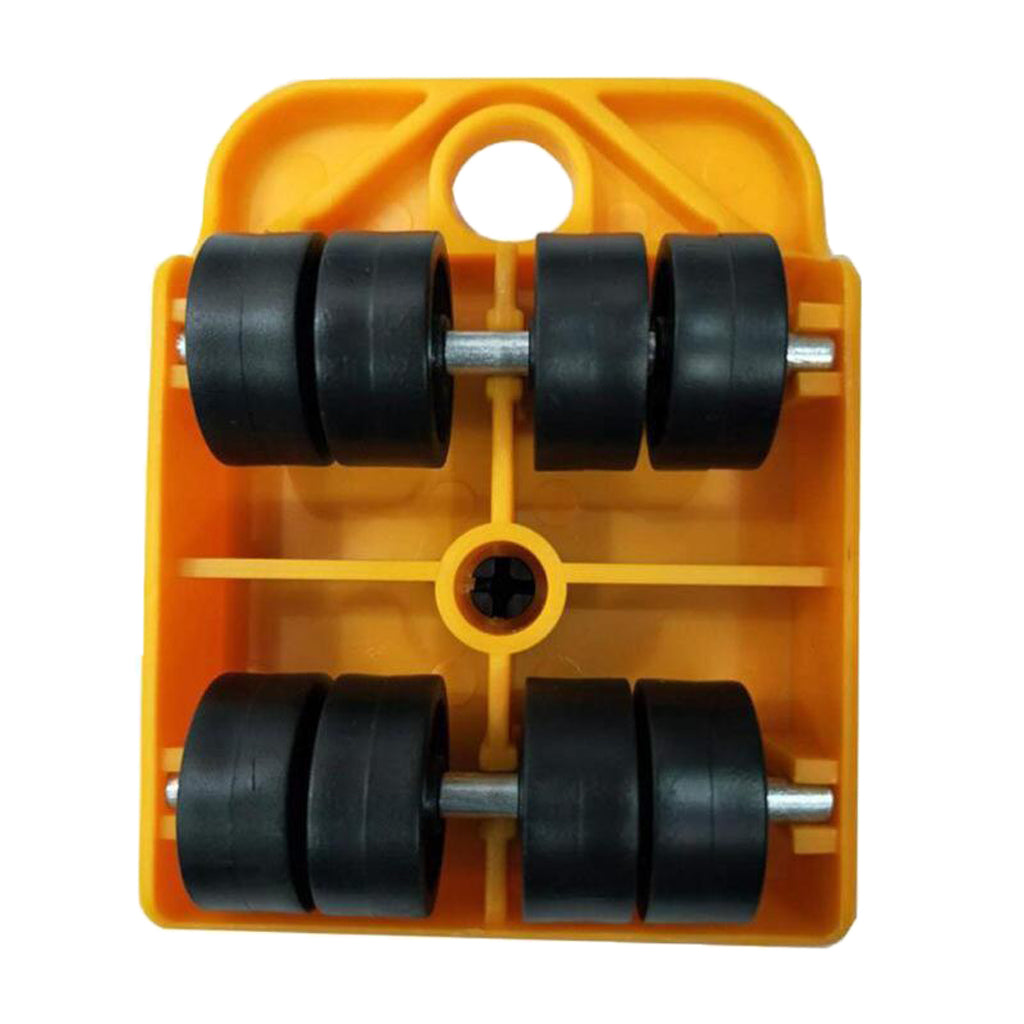 5-piece Furniture Mover Slider Glider Roller Lifter for Sofas Cabinet Yellow