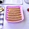 Pink Sausage Mold Baby Silicone Homemade Steamed Household Food Supplements