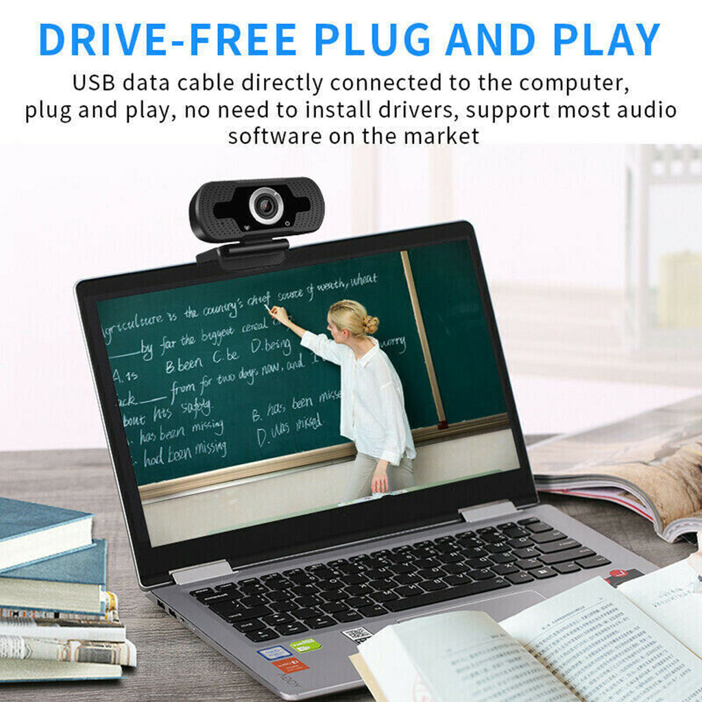 1pc HD Webcam 1080P with Microphone PC Laptop Desktop Android TV USB Webcam