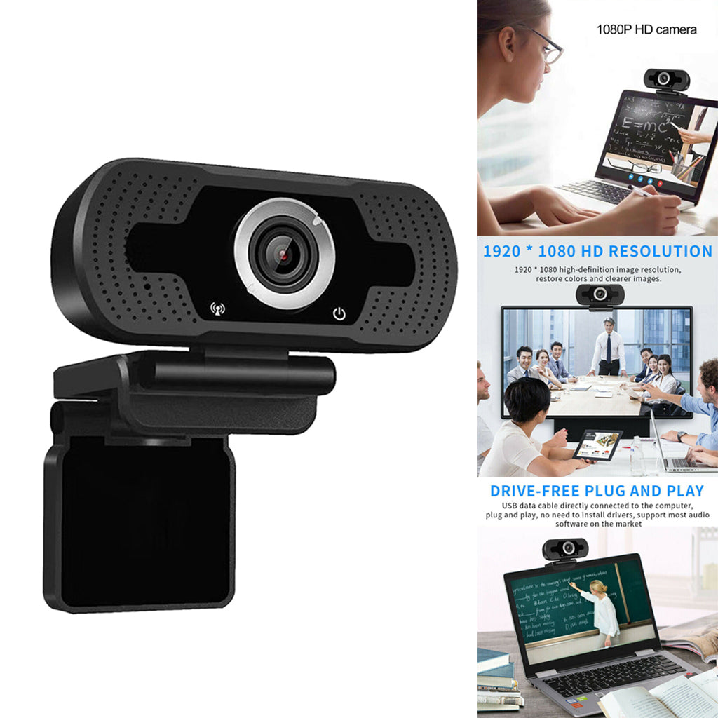 1pc HD Webcam 1080P with Microphone PC Laptop Desktop Android TV USB Webcam