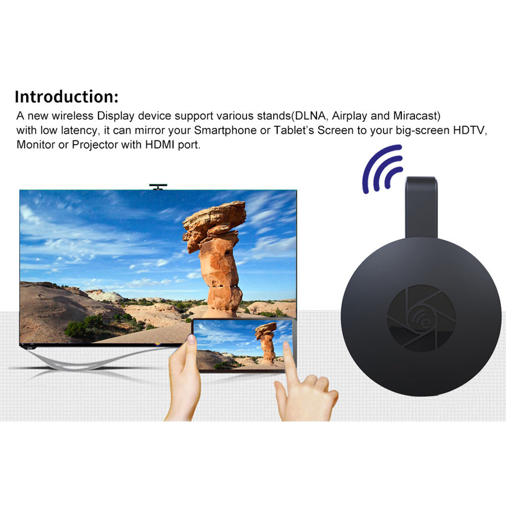 G2 Wireless 4K WiFi Display Dongle TV Receiver Adapter Miracast Airplay DLNA