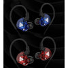 QKZ AK6 In Ear 3.5mm Sport Earphones with Mic  Red