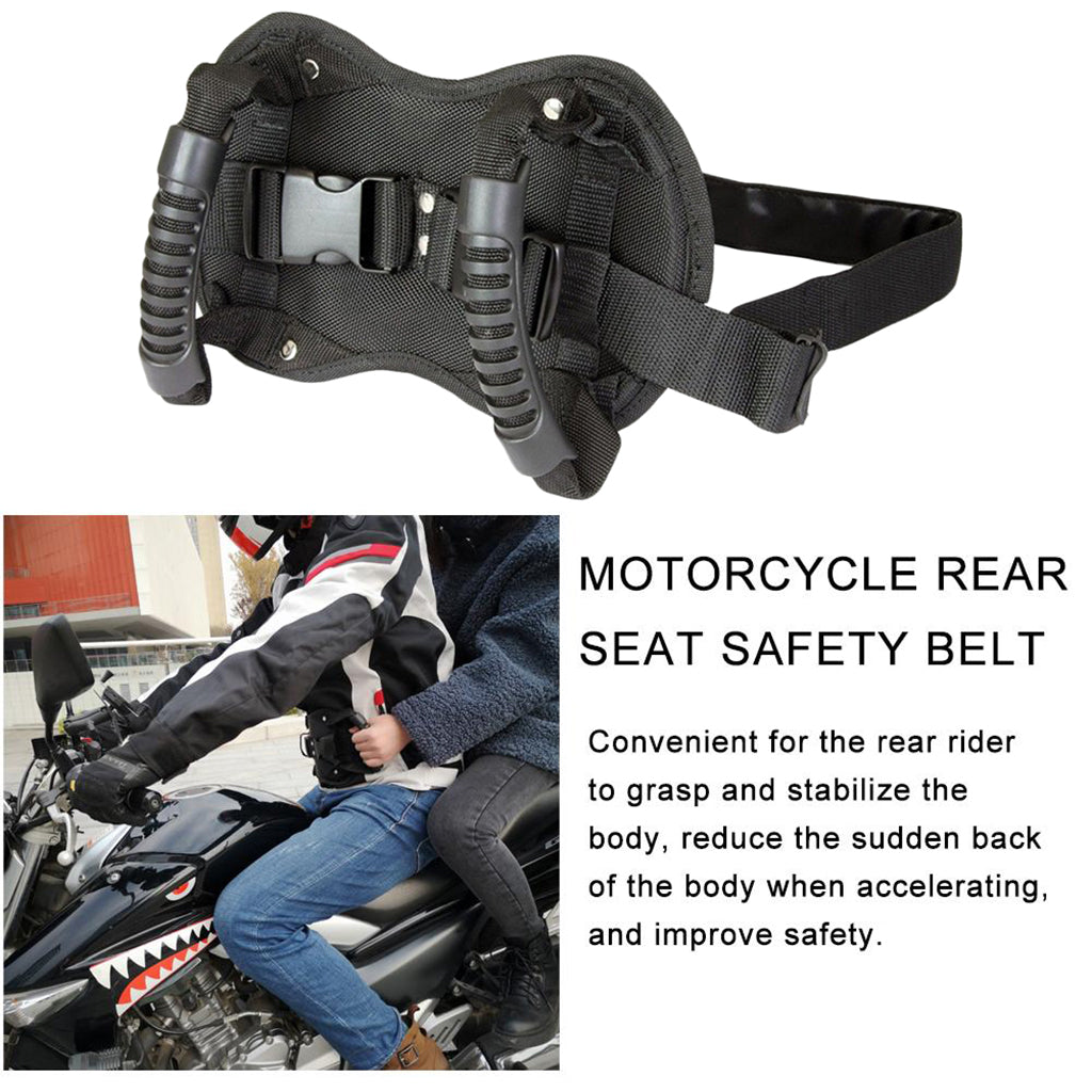 Passenger Safety Belt Handles Grips for Motorcycle Motocross ATV Scooter